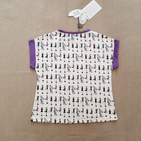 Le Margottine Made in Italy Sweatshirt Women Fits like S/M - Picture 6 of 7